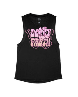 Black Flowy Tank / XS