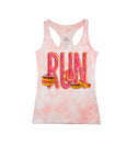 Pink Tie-Dye Racerback