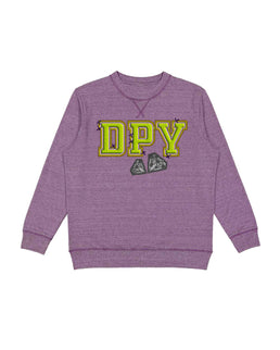 Plum Heather Pullover / S