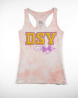 Pink Tie-Dye Racerback