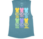 Teal Flowy Tank