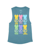 Teal Flowy Tank