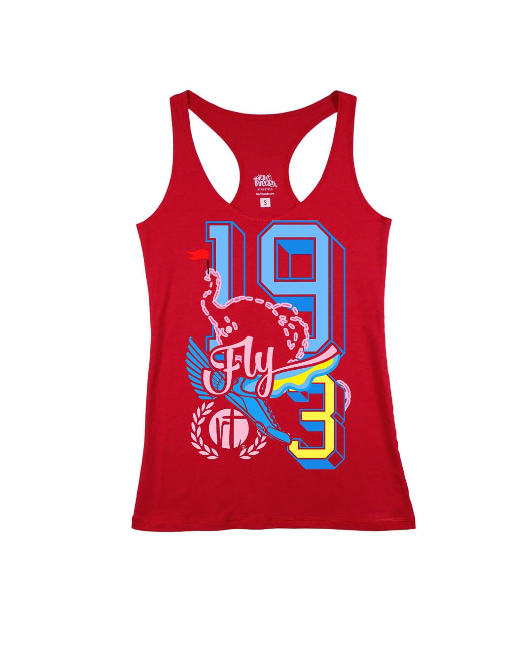 Elephants Fly 19.3 Miles Varsity Block Letters