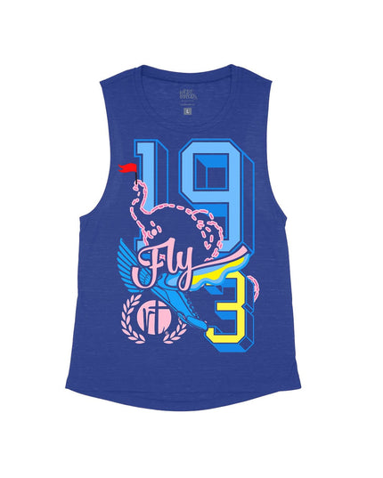 Elephants Fly 19.3 Miles Varsity Block Letters