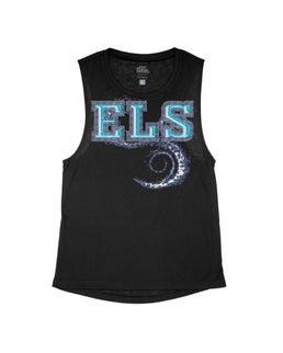 Black Flowy Tank / XS