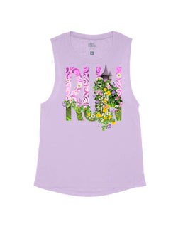 Lavender Flowy Tank / S