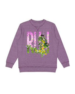 Plum Heather Pullover / S