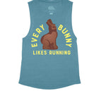 Deep Teal Flowy Tank