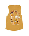 Golden Flowy Tank