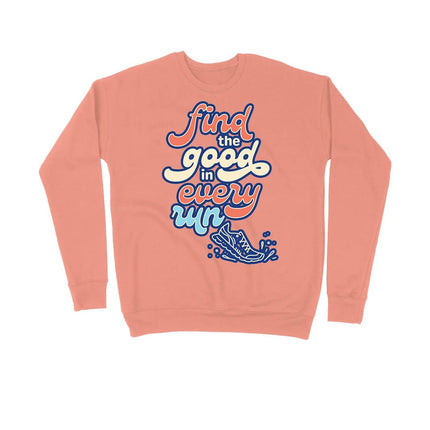 Find the good in every run Desert Flower Sweater