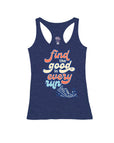 Heather Navy Racerback