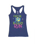 Heather Navy Racerback