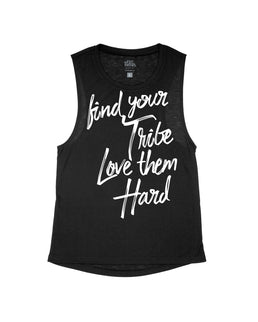 Black Flowy Tank / XS