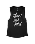 Black Flowy Tank