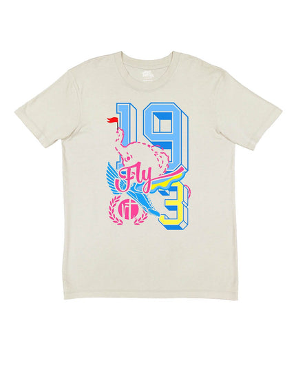 Elephants Fly 19.3 Miles Varsity Block Letters