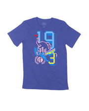 Elephants Fly 19.3 Miles Varsity Block Numbers Crew