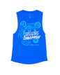 Royal Blue Flowy Tank