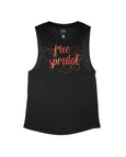 Black Flowy Tank