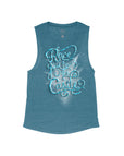 Deep Teal Flowy Tank