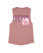 Vintage Pink Flowy Tank