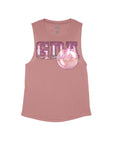 Vintage Pink Flowy Tank