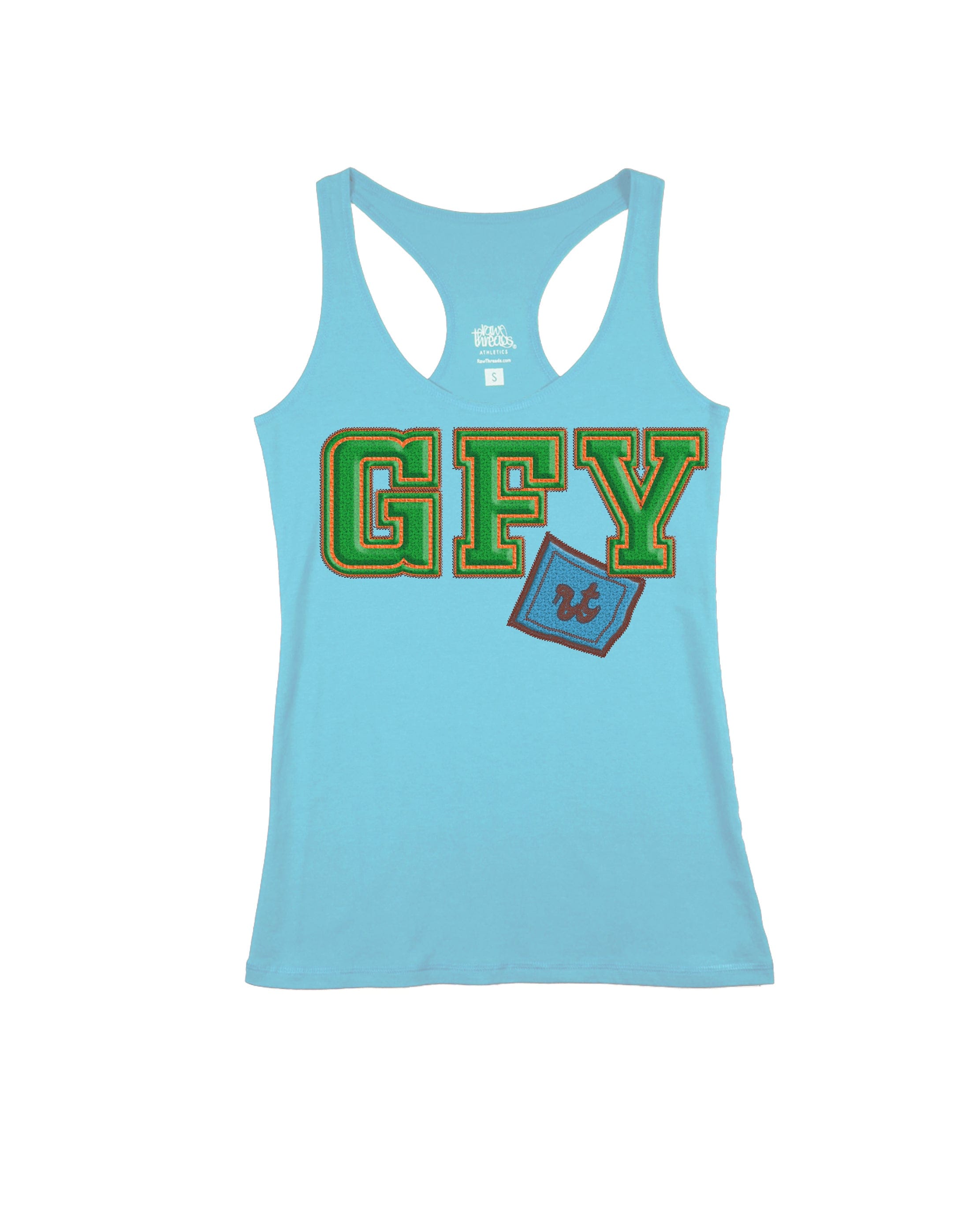 GFY Sorority Letters Racerback