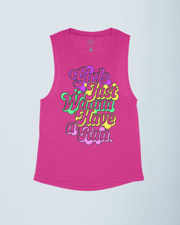 Castle Pink Flowy Tank / 2XL
