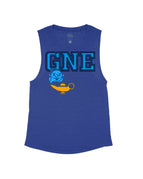 Heather Navy Flowy Tank