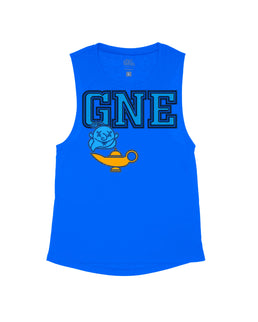 Royal Blue Flowy Tank / S