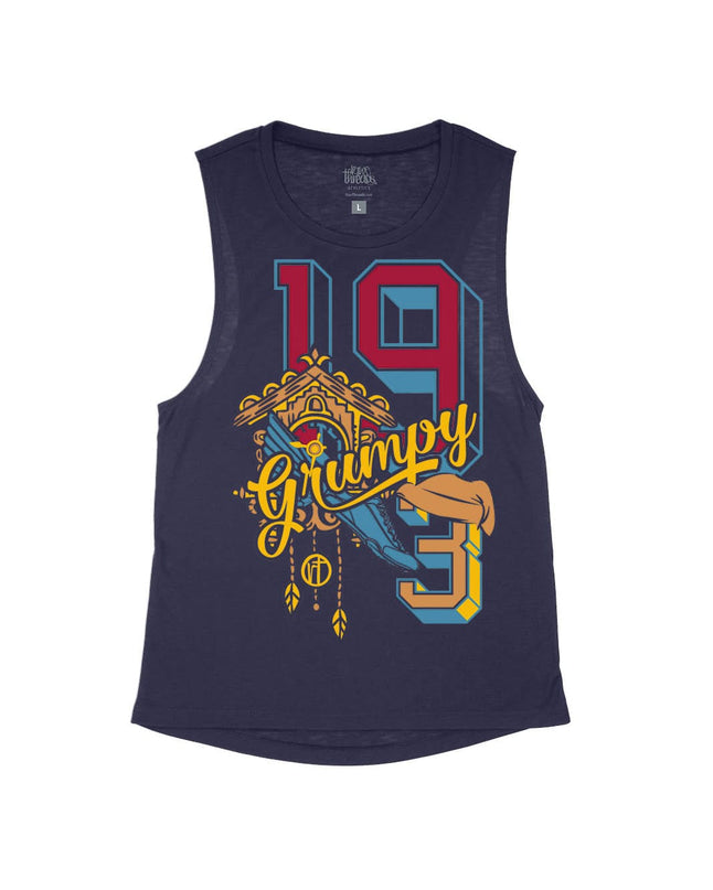 Grumpy 19.3 Miles Varsity Block Letters