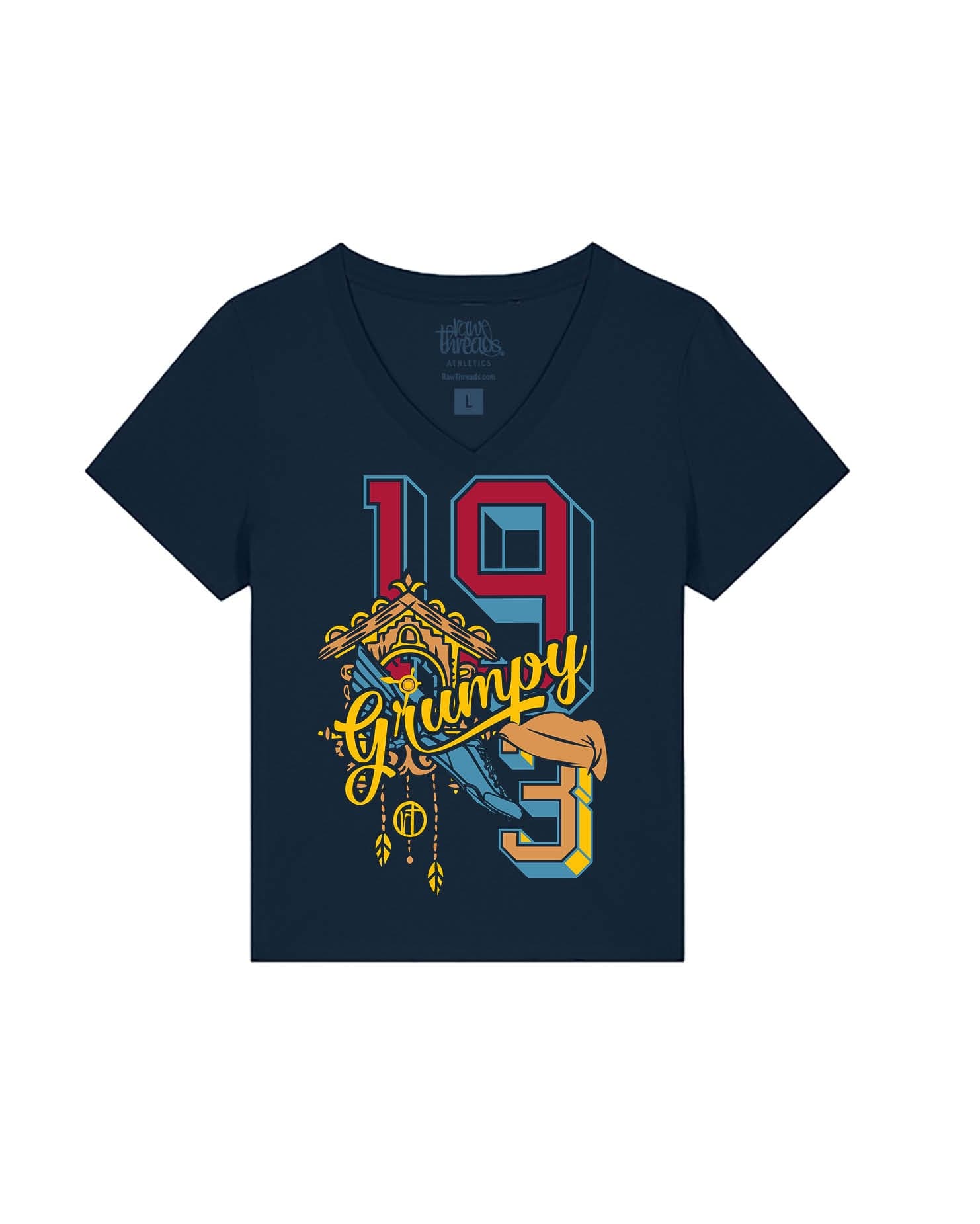 Grumpy 19.3 Miles Varsity Block Letters