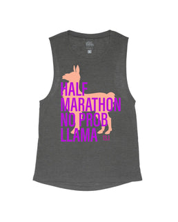 Black Heather Flowy Tank / XS