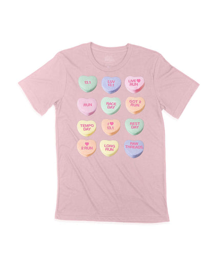 Half Marathoner's Candy Hearts