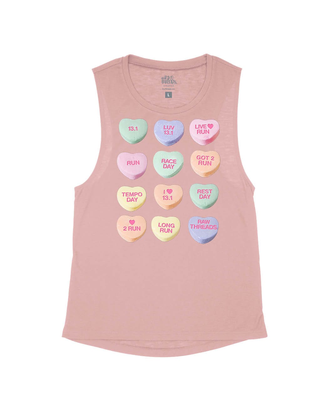 Half Marathoner's Candy Hearts
