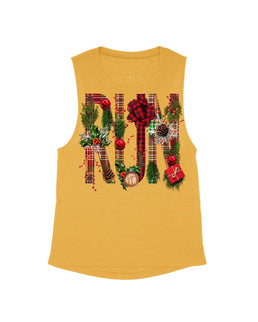 Golden Flowy Tank / XS