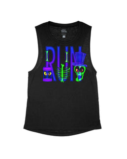 Black Flowy Tank / XS