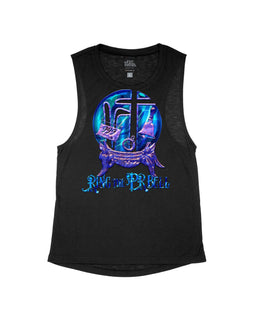 Black Flowy Tank / XS