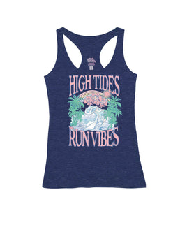 Heather Navy Racerback / M