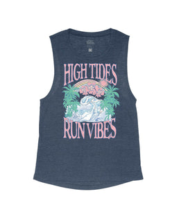 Antique Midnight Flowy Tank / XS