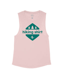 Vintage Pink Flowy Tank / XS