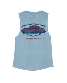 Stone Blue Flowy Tank / XS