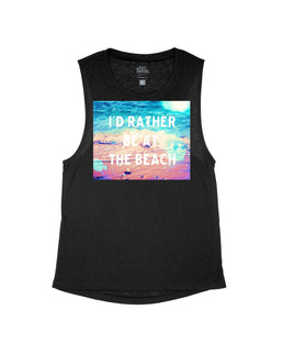 Black Flowy Tank / XS