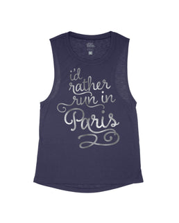 Midnight Flowy Tank / S