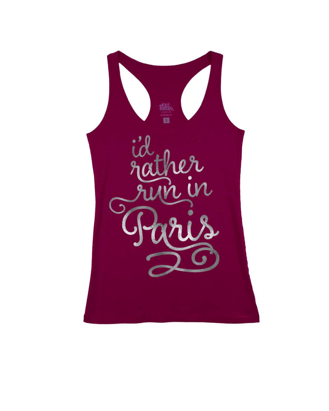 I'd Rather Run in Paris Silver