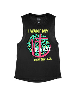 Black Flowy Tank / XS