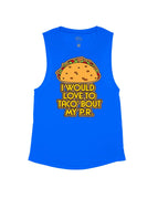 Royal Blue Flowy Tank