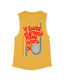 Golden Flowy Tank / XS