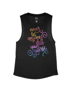 Black Flowy Tank / XS