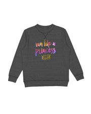 Iridescent Run like a Princess Crown Pullover