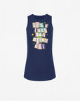 Heather Navy Core Tank